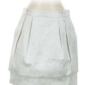 Zara metallic mini skirt